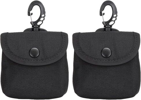 Tactical Key Pouch - Military EDC Pocket Pouch as Keychain Coin Purse Battery Cigarette Case Mini Tool Organizer ID Card Holder Waist Case Earphone Pack (Black-1pc) in Kuwait