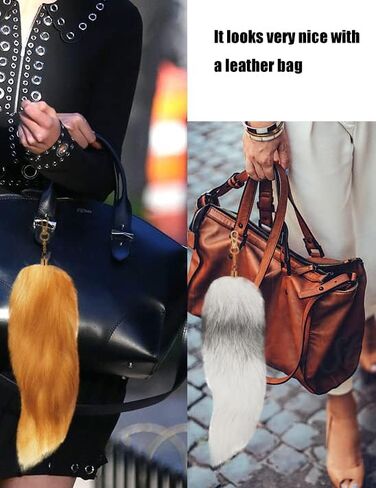 GNAYOAHLI Cat Wolf Fox Ears And Tail Set Cosplay For Kids Fox Tail Key Chain in Kuwait