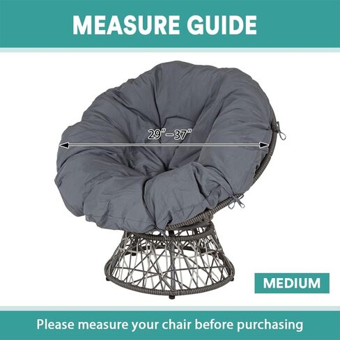Stretch Velvet Saucer Chair Slipcover,Removable Round Velvet Moon Chair Cover, Soft Anti-Slip, High Stretch (Brown, Medium) in Saudi Arabia