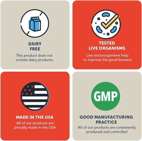 فيتامين باونتي برو-ديلي مناعة بروبيوتيك - مزيج 10 مليار وحدة تشكيل مستعمرة، زنك وفيتامين C لصحة الجهاز الهضمي، دعم المناعة البريبايوتكس والبروبيوتيك للنساء والرجال - 60 كبسولة in Kuwait