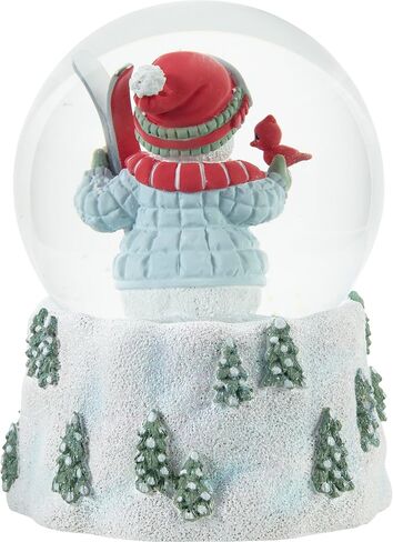 Precious Moments Musical Snow Globe | ‘Tis The Ski-son To Be Jolly Annual Snowman Globe | Resin/Glass | Plays Music | Holiday Gift & Decor in Saudi Arabia