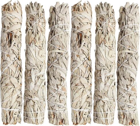 Wanderlust 9" White Sage Smudge Stick - Extra Large Smudging Wand Incense Stick for Cleansing, Purifying, Healing, Meditation, Yoga, Blessing (3 Pack) in Saudi Arabia
