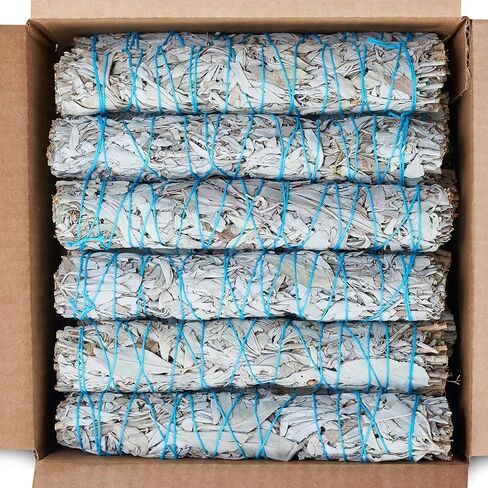 Wanderlust 9" White Sage Smudge Stick - Extra Large Smudging Wand Incense Stick for Cleansing, Purifying, Healing, Meditation, Yoga, Blessing (3 Pack) in Kuwait