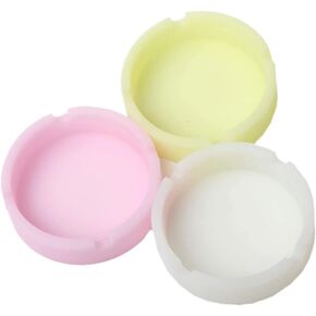 طفاية سجائر من السيليكون من 3 قطع، منفضة سجائر مضيئة من السيليكون غير قابلة للكسر وقابلة للغسل للاستخدام الخارجي والمطعم والداخلي والمزيد in Kuwait