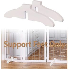 بوابة الطفل دعم أقدام دعم أقدام لبوابة الكلب بوابات الطفل مثبت القدم سياج الطفل يقف يدعم 360 قدم روضة خشبية قابلة للتكوين سلامة قائمة بذاتها حواجز الحيوانات الأليفة قابلة للطي القدم - 1 زوج in Kuwait