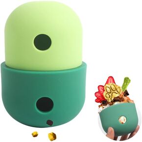 BSISUERM Dog Chew Toy for Teething Durable Treat Dispensing Pet Puzzle Toy Cute Puppy Small Medium Large Dogs Interactive Chase Toy Pet Funny Treat Ball for Dog Playing Training Slow Feeder Pet Bowls