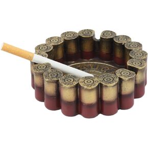 Ebros Western 12 قذائف بندقية قياس هنتر الذخيرة قذيفة غلاف درج خزانة الأثاث بار سحب المقابض الأجهزة حزمة من 4 تمثال ديكور 4.5 "لهجة ريفية طويلة