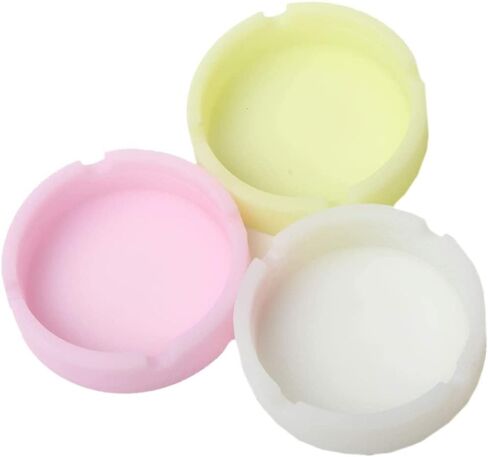 طفاية سجائر من السيليكون من 3 قطع، منفضة سجائر مضيئة من السيليكون غير قابلة للكسر وقابلة للغسل للاستخدام الخارجي والمطعم والداخلي والمزيد in Kuwait