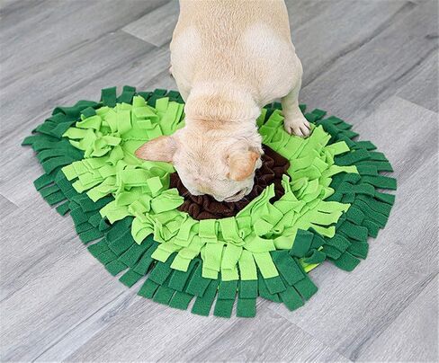 بطانية سنافل للكلاب، حصيرة تفاعلية للحيوانات الاليفة، حصيرة تغذية الانف، موزع طعام، العاب طبيعية للبحث عن الطعام للكلاب الصغيرة والكبيرة والقطط والارانب (افوكادو) in Kuwait