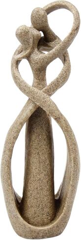 Mochiglory الحجر الرملي عاشق عناق التقبيل نمط اليدوية مجردة الفن تمثال الحجر الرملي تمثال الحرف ل هدية الزفاف ديكور سطح المكتب in Kuwait