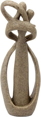 Mochiglory الحجر الرملي عاشق عناق التقبيل نمط اليدوية مجردة الفن تمثال الحجر الرملي تمثال الحرف ل هدية الزفاف ديكور سطح المكتب in Kuwait