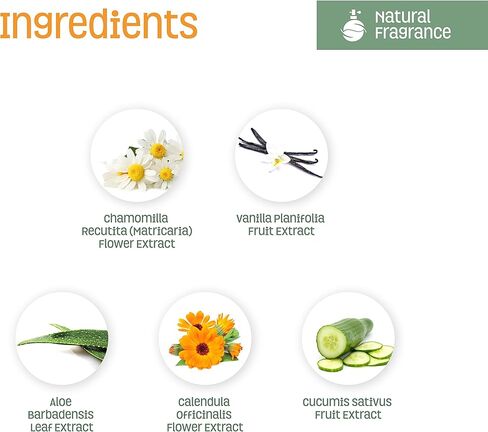 شامبو ناتشرز بيبي، غسول الوجه والجسم 8 أونصة - مصمم للبشرة التي تعاني من مشاكل وحساسة - درجة حموضة محايدة، بدون كبريتات أو عطور صناعية - فانيليا يوسفي (عبوتان) in Kuwait