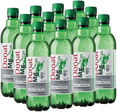 Natural Magnesium Water - 500mg Magnesium in 500ml ''Donat Mg'' Bulk Pack 12x0,5L in Saudi Arabia