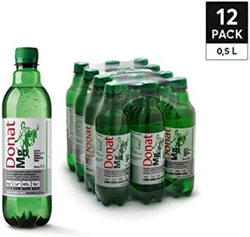 Natural Magnesium Water - 500mg Magnesium in 500ml ''Donat Mg'' Bulk Pack 12x0,5L in Saudi Arabia