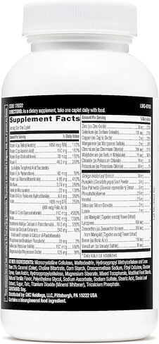 GNC Mega Men 50 Plus One Daily Multivitamin | Supports Prostate Function | Includes Support for Heart, Brain, & Eye Health | 60 Count in Saudi Arabia