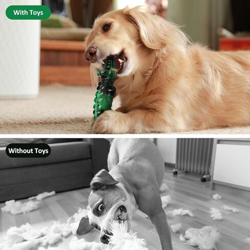 Qishare Dog Toys for Aggressive Chewers/Dog Toys for Medium and Large Dogs/Interactive Dog Toys for Boredom/Tough Dog Toys/Durable Dog Toys/Indestructible Dog Toys for Medium and Large Dogs in Kuwait