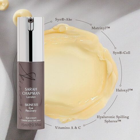 Sarah Chapman Skinesis Eye Recovery - Anti Ageing Eye Cream Treatment - Perfect Eye Cream for Dark Circles and Puffy Eyes, 15ml in Saudi Arabia