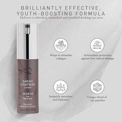 Sarah Chapman Skinesis Eye Recovery - Anti Ageing Eye Cream Treatment - Perfect Eye Cream for Dark Circles and Puffy Eyes, 15ml in Saudi Arabia