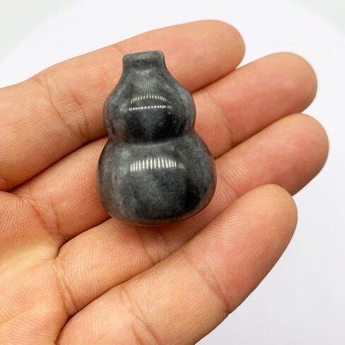 Daszui Marble Incense Holder，9 Incense Holes and Marble Black Gourd Incense Holder, Meditation Beautiful Natural Marble Incense Burner, Easy to Catch All The Incense Ashes in Kuwait