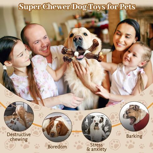 WinTour Tough Dog Toys for Aggressive Chewers Large Breed, Dog Chew Toys, Indestructible Dog Toys for Large Dogs Aggressive Chewers, Durable Dog Toys, Heavy Duty Dog Toys, Super Chewer Dog Toys in Saudi Arabia