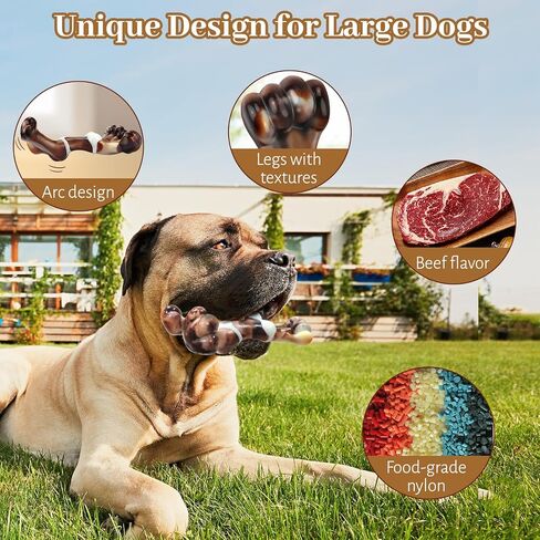 WinTour Tough Dog Toys for Aggressive Chewers Large Breed, Dog Chew Toys, Indestructible Dog Toys for Large Dogs Aggressive Chewers, Durable Dog Toys, Heavy Duty Dog Toys, Super Chewer Dog Toys in Saudi Arabia