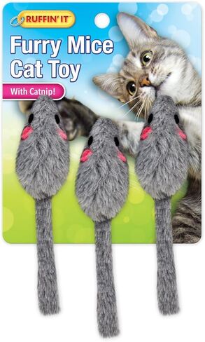 Westminster Pet Fur Mice 3/Pkg- in Kuwait