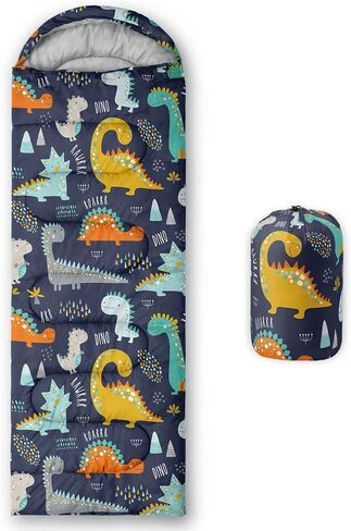 Kids Sleeping Bag for Boys Girls,Rocket Moon Print-Lightweight Warm Portable Outdoor Indoor-Waterproof Cold Weather Resistant Sleeping Bag for Camping Hiking in Saudi Arabia