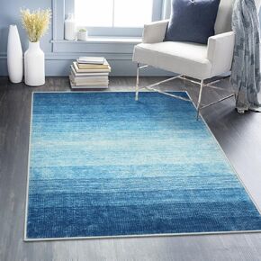 Lanffia الحديثة أومبير السجاد قابل للغسل 5x7، سجادة وردية كبيرة للحضانة، سجادة غرفة نوم وردي فاتح سجادة غرفة المعيشة الناعمة، عدم الانزلاق لطيف عدم تساقط السجاد للطفل غرفة نوم النوم in Kuwait