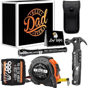 Gifts for Dad, Dad Gifts from Daughter, Unique Dad Valentines Day Multifunctional Tool Set Man Gift, Cool Birthday Gifts for Him, Dad Father's Day Bithday Gift for Men Husband in Kuwait