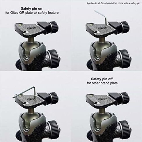 Gitzo GH3382QD Series 3 Center Ball Head, Black in Saudi Arabia