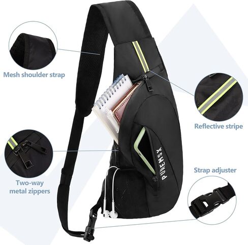 حقيبة ظهر PUREMSX قابلة للطي، حقيبة ظهر كتف للجنسين خفيفة الوزن ومقاومة للماء وقابلة للتعبئة لركوب الدراجات والمشي لمسافات طويلة، أسود in Kuwait