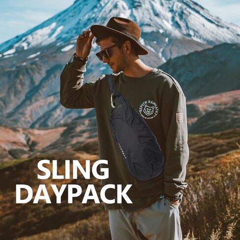 حقيبة ظهر PUREMSX قابلة للطي، حقيبة ظهر كتف للجنسين خفيفة الوزن ومقاومة للماء وقابلة للتعبئة لركوب الدراجات والمشي لمسافات طويلة، أسود in Kuwait