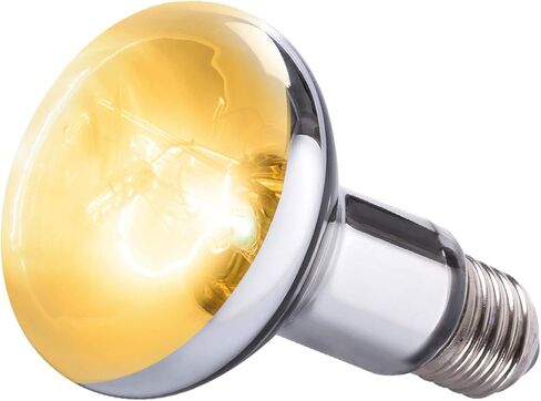 WACOOL مصباح الحرارة للزواحف UVA UVB ضوء الزواحف الكل في واحد، محاكاة كامل الطيف لمبة أشعة الشمس للزواحف البرمائية السلحفاة ثعبان أبو بريص التنين الملتحي الاستخدام in Kuwait