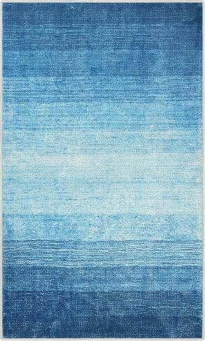 Lanffia الحديثة أومبير السجاد قابل للغسل 5x7، سجادة وردية كبيرة للحضانة، سجادة غرفة نوم وردي فاتح سجادة غرفة المعيشة الناعمة، عدم الانزلاق لطيف عدم تساقط السجاد للطفل غرفة نوم النوم in Kuwait