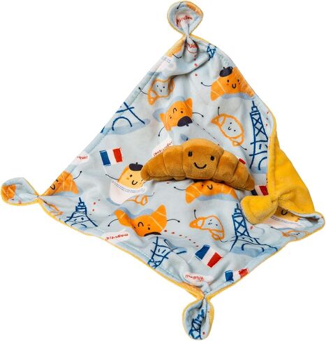 Mary Meyer Sweet Soothie Lovey Security Blanket, 10 x 10-inches, Croissant in Saudi Arabia