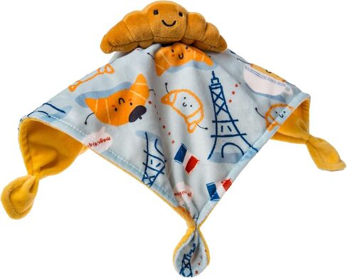 Mary Meyer Sweet Soothie Lovey Security Blanket, 10 x 10-inches, Croissant in Saudi Arabia