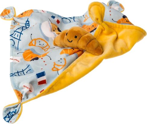 Mary Meyer Sweet Soothie Lovey Security Blanket, 10 x 10-inches, Croissant in Saudi Arabia