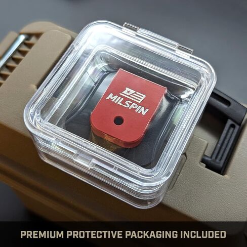 لوحة قاعدة مجلة Milspin متوافقة مع Glock Gen 1-5، G17 17L 18 19 19X 22 23 24 26 27 31 34 35 45 | شامروك (أخضر على نحاس) | صنع فى أمريكا in Kuwait