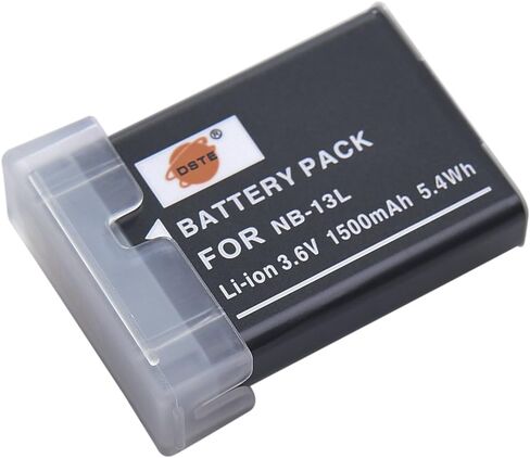 DSTE Replacement for NB-13L Replacement Li-ion Battery Compatible with Canon PowerShot G5X G7X G9X G7 X Mark II G9X Mark II SX620 HS SX720 HS SX730 HS Digital Camera as NB13L in Saudi Arabia