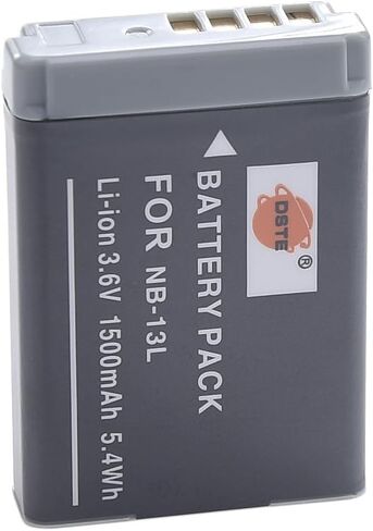 DSTE Replacement for NB-13L Replacement Li-ion Battery Compatible with Canon PowerShot G5X G7X G9X G7 X Mark II G9X Mark II SX620 HS SX720 HS SX730 HS Digital Camera as NB13L in Saudi Arabia