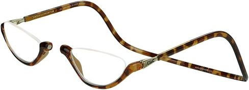 نظارات قراءة مغناطيسية من كليك، قارئات كمبيوتر، هيكل قابل للتعديل، سونوما، (L-XL، سلحفاة، تكبير 2.00) in Kuwait