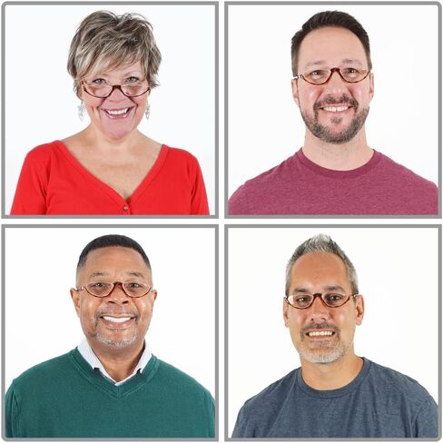 نظارات قراءة مغناطيسية من كليك، قارئات كمبيوتر، هيكل قابل للتعديل، سونوما، (L-XL، سلحفاة، تكبير 2.00) in Kuwait