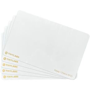 بطاقات مفاتيح RFID قابلة لإعادة الكتابة من Keysy (عبوة من 5 قطع) (أبيض) in Kuwait