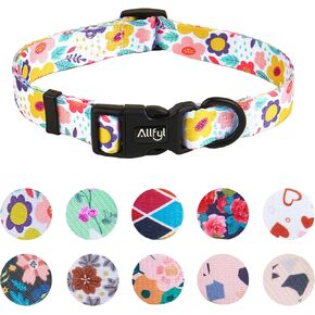 طوق الكلب قابل للتعديل الصيف زهرة الكلب الياقات مع مشبك السلامة لينة مريحة طوق الحيوانات الأليفة للكلاب الصغيرة والمتوسطة والكبيرة in Kuwait