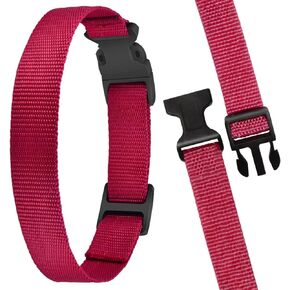 Dog Collar Strap, Bark Collar Belt for Most of theTraining Shock Collar Receivers Adjustable Durable Nylon Strap Replace for Barking Collar Fence-Pet Collar Strap (Black)