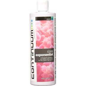 Continuum Aquatics Coral Exponential - Coral Growth Accelerator & Amino Acid Complex for Live Corals & Reef Aquaria, 2 Liter