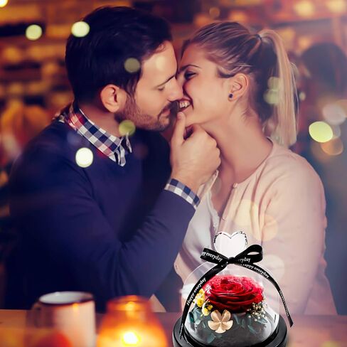 Eternal Rose Preserved Flowers, Handmade Real Forever Flowers, Never Withered Roses Gift for Valentine's Day Mother's Day Christmas Anniversary New Year Birthday Thanksgiving for Mom Wife Friend in Kuwait