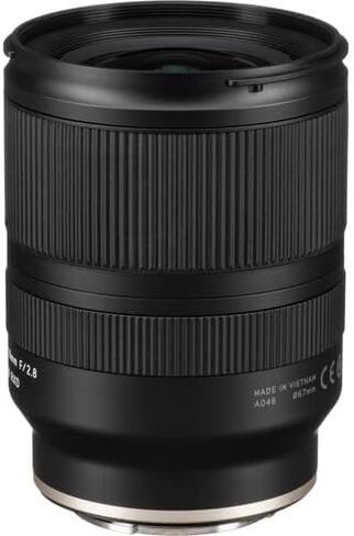 Tamron 17-28mm f/2.8 Di III RXD Lens for Sony Mirrorless Full Frame E Mount AFA046S-700 with UV Filter + Cleaning Kit (International Model) in Saudi Arabia