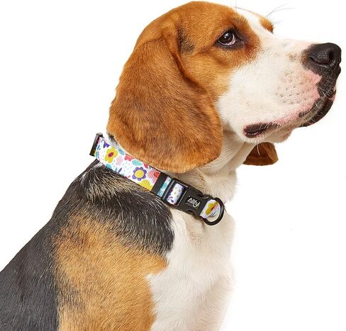 طوق الكلب قابل للتعديل الصيف زهرة الكلب الياقات مع مشبك السلامة لينة مريحة طوق الحيوانات الأليفة للكلاب الصغيرة والمتوسطة والكبيرة in Kuwait