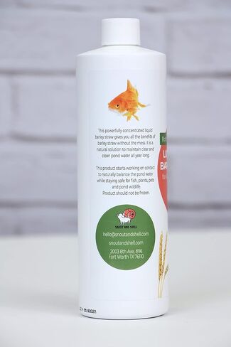 شفاطة شعير سائل كنوت آند شل للبحيرات وأحواض الأسماك - آمنة للأسماك والنباتات والحيوانات الأليفة وبركة الحياة البرية - تقلل بشكل طبيعي من النترات والفوسفات - 473 مل in Kuwait